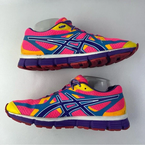 Asics Women's Gel Extreme 33 T2H9N Multicolor Running Shoes Sneakers Size 9 - Picture 3 of 11